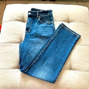 Talbots HIGH WAIST RELAXED LEG JEANS - STILLWELL WASH